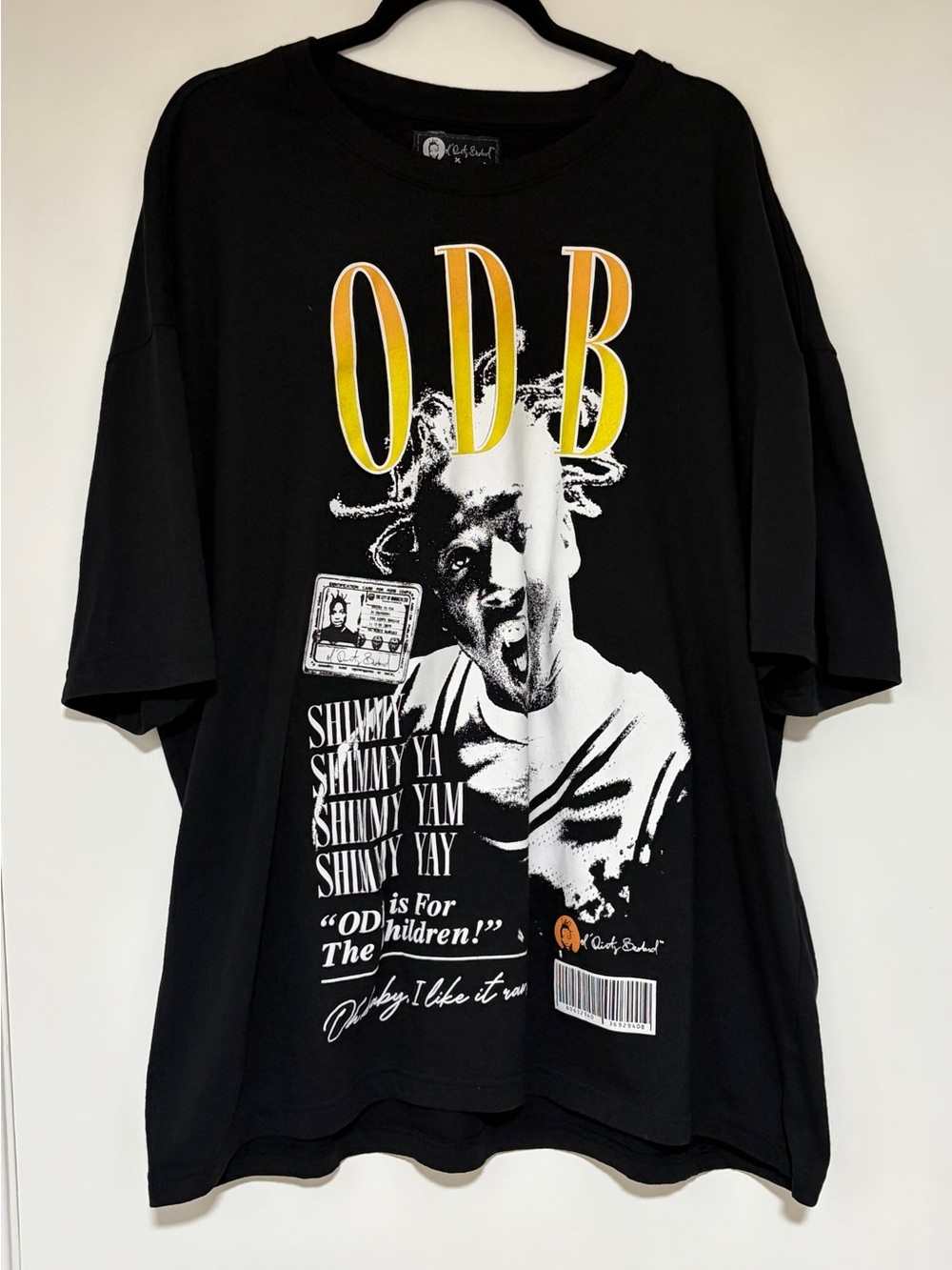 ODB x Reason Men’s Black Graphic Short Sleeve Tee Shirt Size 3XL